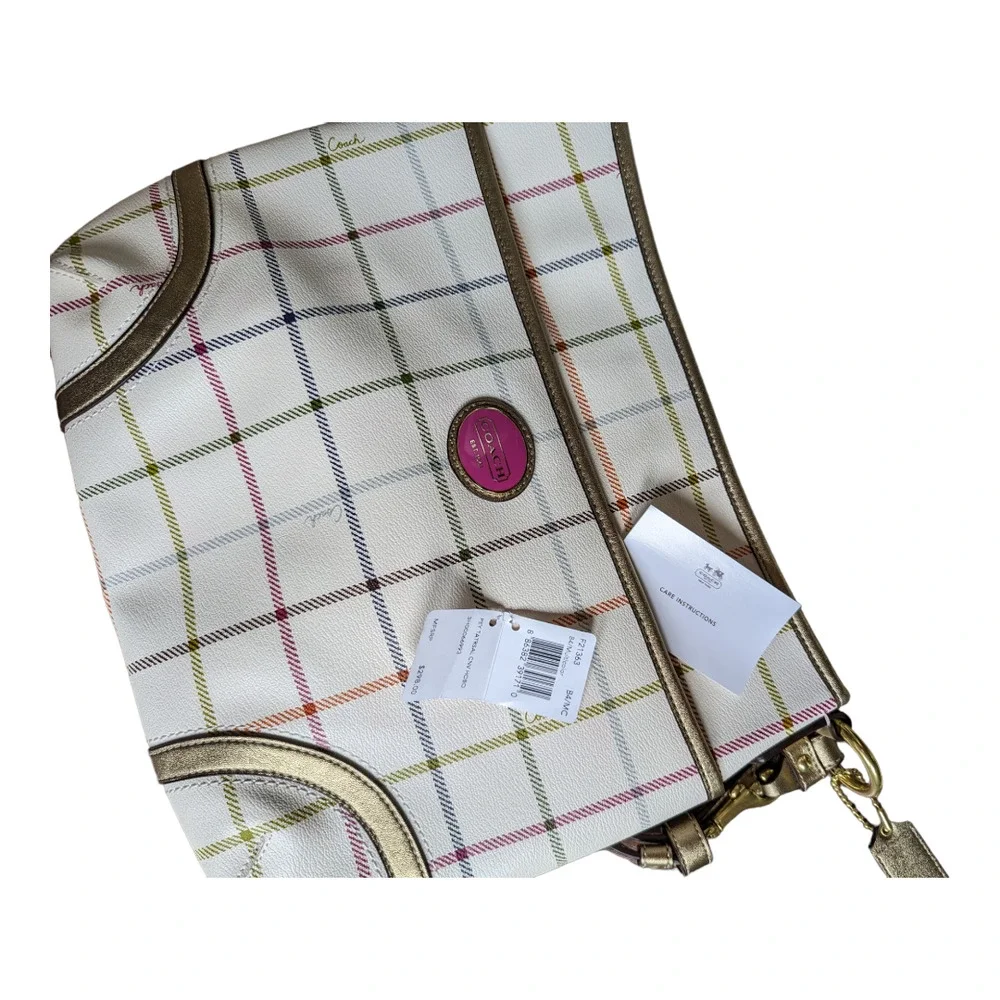 Coach Peyton Tatersall Convertible Hobo Purse NWOT - Picture 5 of 10